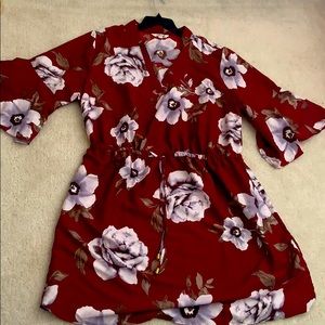 Plus size Floral Dress